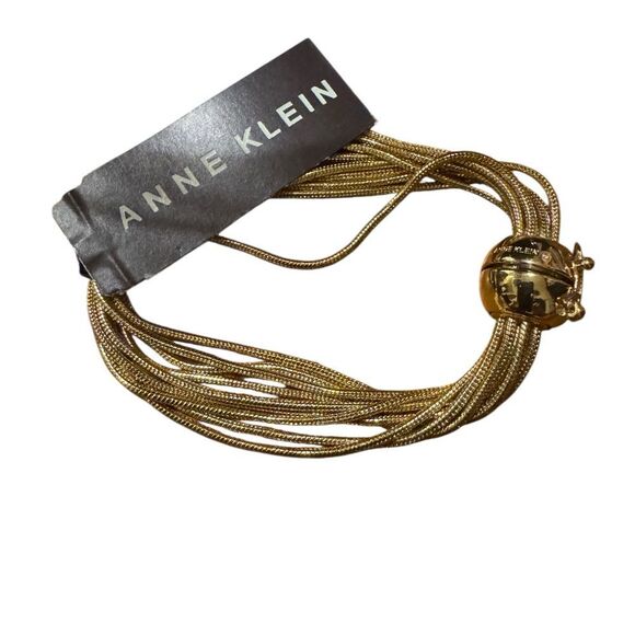 Anne Klein Gold tone Multi-Strand Bracelet - Picture 4 of 6